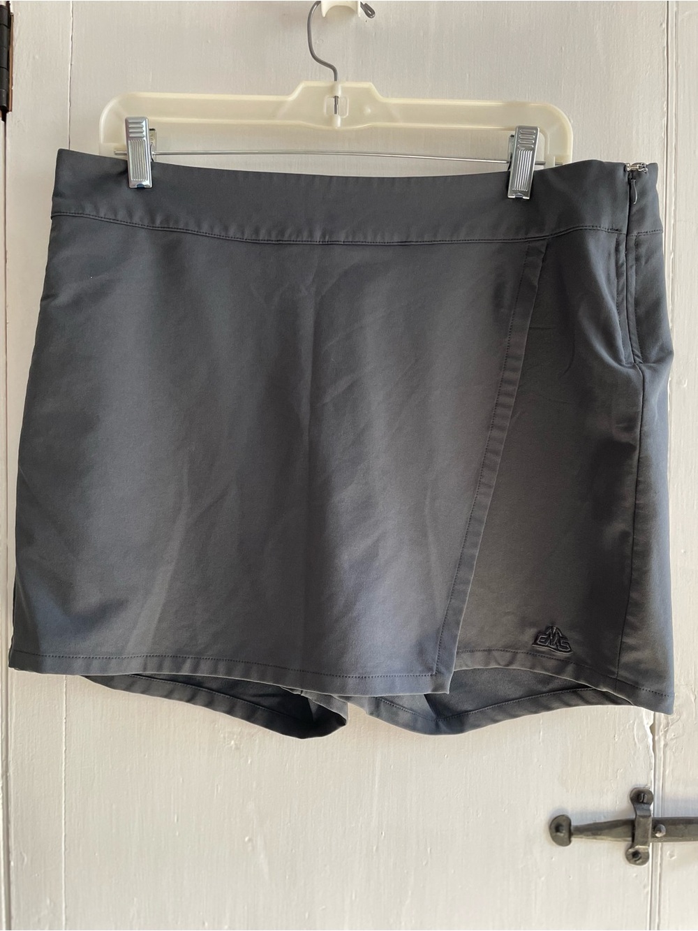Eastern Mountain Sports Aspire Series Envelope Skort December Sky Grey Colorway